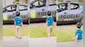TikTok viral: niño se emociona al ver a un policía y ambos tienen enternecedora conversación