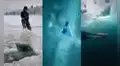 Tiktoker de Finlandia se sumerge en lagos congelados con temperaturas menores a -25 °C 