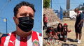 Dejan a un lado las rivalidades: hinchas del Chivas y del América mostraron su apoyo al Atlas 
