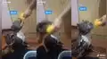 Hombre le da una ‘lección’ a su perro para que no vuelva a morder su juguete