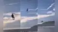 Turista mexicano cae al mar tras sufrir accidente mientras hacía parapente en Sinaloa