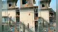 Albañiles revelan en Facebook su curiosa técnica para subir arena en construcción de una casa