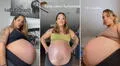 Tiktoker sorprende a millones al mostrar el tamaño de su barriga de embarazada