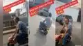 Hombre es viral en TikTok por pasear en las calles de Lima con una moto para niños