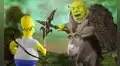 Homero Simpson vs. Shrek: ¿quién ganó en la descomunal batalla librada en Elden Ring?