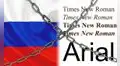 Las clásicas fuentes Times New Roman y Arial han sido bloqueadas en Rusia
