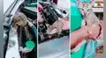 Mecánico escucha ruidos dentro de un vehículo, revisa y encuentra a un pequeño gato 