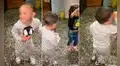 Pareja de niños sorprende con su talento para el baile con una salsa antigua