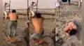 Joven se tropieza y sufre aparatosa caída mientras realizaba una sesión fotográfica