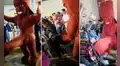 Muñeco de huaco erótico de Moche causa furor en fiesta con sus divertidos pasos de baile