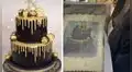 Pide una torta de 3 pisos, pero recibe una hoja impresa del pastel de cumpleaños deseado