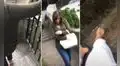 Joven desobedece las indicaciones de su mamá al bajar las escaleras y sufre aparatosa caída
