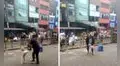 Perrito sorprende con singulares pasos de baile junto a su dueño en show al ritmo de salsa