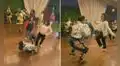 Joven reta a bailarines profesionales de caporales y sorprende con sus increíbles pasos