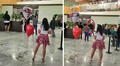 Joven va al aeropuerto con globos para recibir a su novio extranjero, pero él ni la reconoce