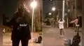 Jóvenes grababan su partido de vóley, pero mujer empieza a bailar frente a la cámara y lo arruina