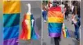 Joven asiste a la Marcha del Orgullo LGBT+ con su patito y este se roba las miradas