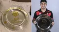 ¡Cumplió su promesa! Liga 1 le entregó un nuevo trofeo del Apertura a Melgar 