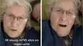 Joven intenta tomarse selfie con su abuela y ella no logra reconocerse: “Parezco de 100 años”