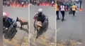 Fiel perrito ayuda a su dueño con discapacidad a empujar su silla de ruedas para ir a trabajar