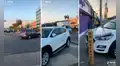 Joven encuentra un curioso auto con pestañas rizadas estacionado en una calle limeña 