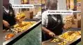 Ambulante se hace viral por vender contundente cantidad de papas en una hamburguesa a solo S/ 4