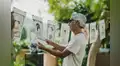 Artista peruano Fito Espinosa expuso obras en Mallorca