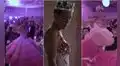 Hombre celebra sus 30 años como el quinceañero que no tuvo: con chambelanes y vestido rosa