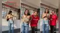 Joven intenta bailar, pero su madre saca los ‘pasos prohibidos’ y se roba el show
