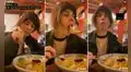 Joven chilena prueba ají de gallina por primera vez en su vida y su reacción se hizo viral