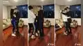 Baila bachata con joven para conquistarla, pero su amigo siente celos y los separa