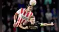 Arsenal perdió 2-0 contra PSV y no pudo asegurar su pase a octavos de final de la Europa League