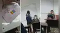 Joven estudiante es asaltado y sus compañeros se unen para darle una sorpresa en plena clase