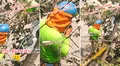 Técnico de Movistar sube a árbol de pacay a conectar cables y aprovecha para comerse los frutos