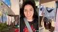 Joven se vuelve viral por su reacción al ver que puede secar su ropa con el sol y sin secadora
