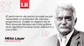 ¿Qué han venido sintiendo los empresarios?, por Mirko Lauer