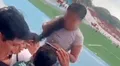 “Ojalá no me pase”: joven sorprende a su novio acompañado de una mujer en estadio de Iquitos
