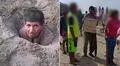 Vecinos entierran a ladrón hallado robando en una vivienda de Chimbote