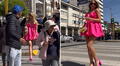 "Toda una divinidad": Barbie peruana camina por calles de Huancayo y sorprende a fans
