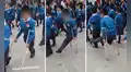 Escolar en muletas da ejemplo de patriotismo en desfile en La Libertad: “Es un guerrero”
