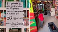 Tienda recompensa a escolares con buenas notas y les da 30 segundos para llevarse lo que quieran gratis
