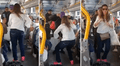 ¡Solo pasa en Perú! Hombre sube a bus a cantar y pone a bailar a pasajeros: “Y no se caen”