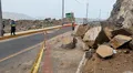 Caen enormes rocas sobre la vía de Pasamayito tras sismo de 4.2 en la zona