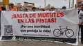 ¡Más ciclovías! Familiares rinden homenaje a ciclistas víctimas de accidentes de tránsito