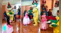 Padre se disfraza de Bowser para sorprender a su hija en fiesta de cumpleaños