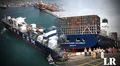 ¡Histórico!  El buque más grande arribado en Perú llegó al Muelle Sur del puerto del Callao