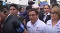 Vecinos lanzan huevos al ministro de Salud tras salida de feria en Villa El Salvador
