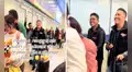 Peruana va al aeropuerto de Chile para recoger a sus padres y se encuentra con el Grupo 5
