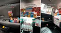 Taxista se ‘recursea’ y abre una bodega en su auto para venderle sus productos a pasajeros