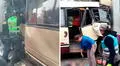 San Juan de Lurigancho: cúster informal impacta contra bus del Corredor Morado y deja 12 heridos